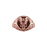 Demon Horns Relief Motif Ring  Ring  Charmora Jewelry