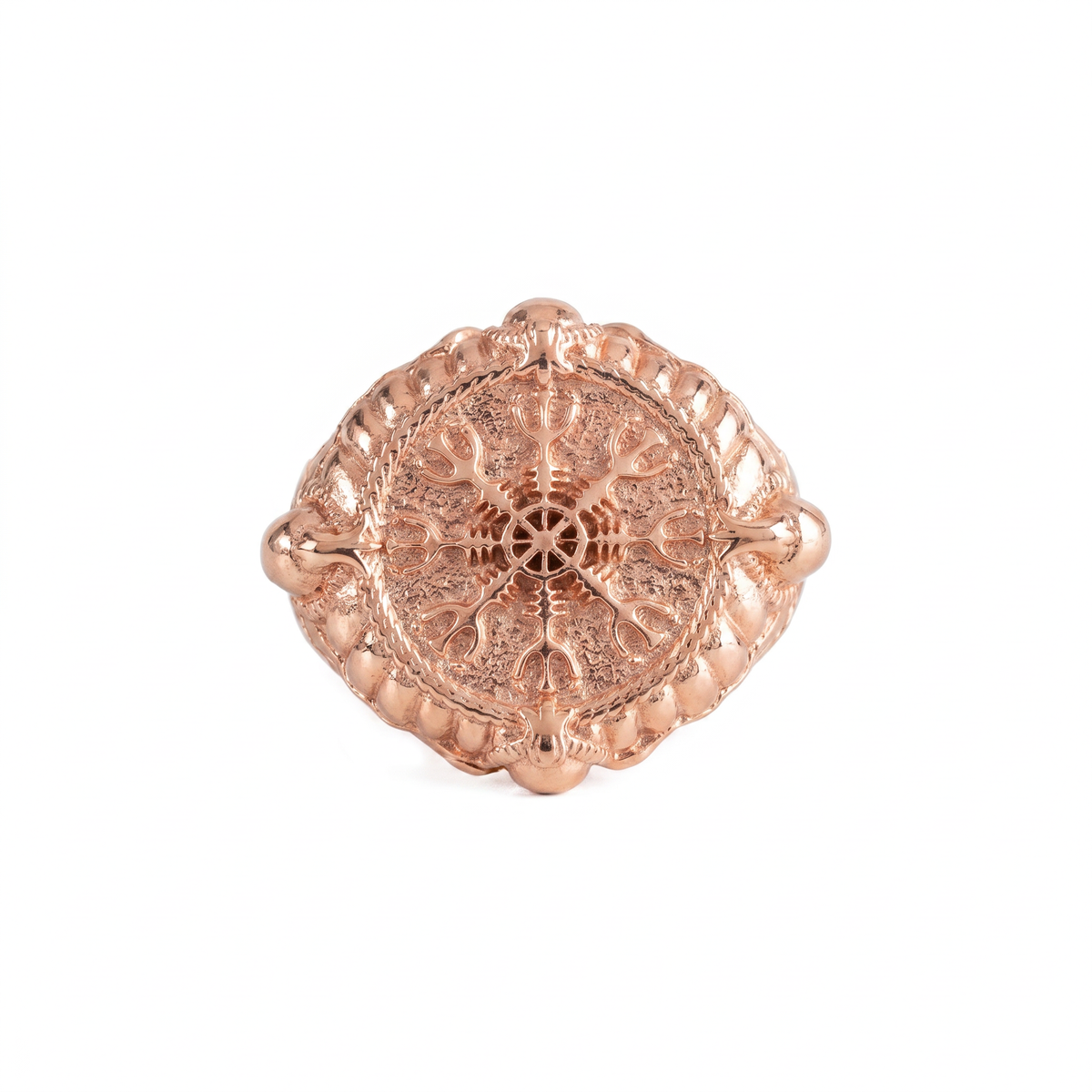 Runic Geometric Symbol Motif Ring  Ring  Charmora Jewelry