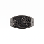 Creation of Adam Relief Signet Ring  Ring  Charmora Jewelry