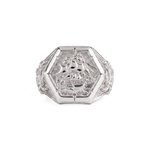 Viking Pirate Sailboat Motif Ring  Ring  Charmora Jewelry