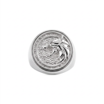 Witcher Wolf Relief Signet Ring  Ring  Charmora Jewelry