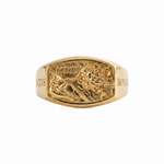 Creation of Adam Relief Signet Ring  Ring  Charmora Jewelry