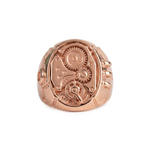 Industrial Mechanical Gear Motif Ring  Ring  Charmora Jewelry