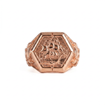 Viking Pirate Sailboat Motif Ring  Ring  Charmora Jewelry