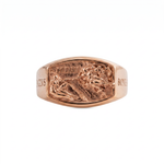 Creation of Adam Relief Signet Ring  Ring  Charmora Jewelry