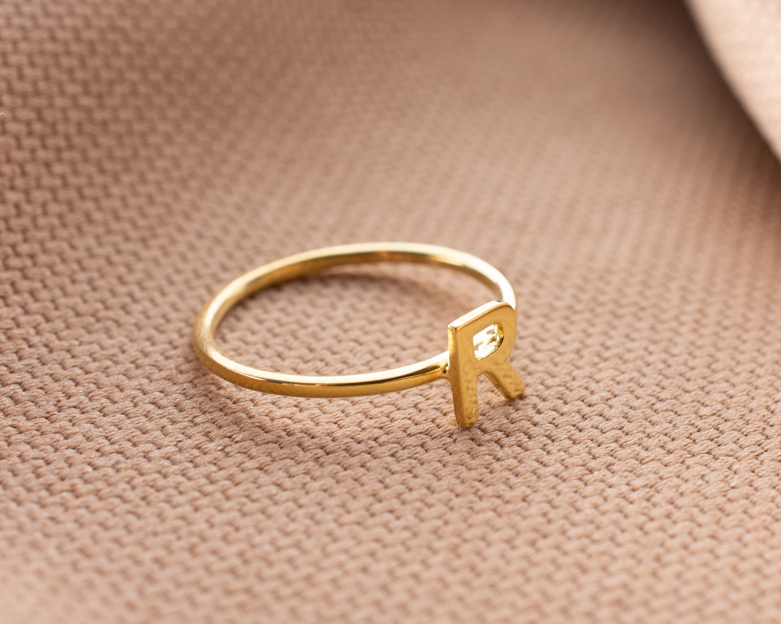 Gold-Plated Initial Ring - Image 6