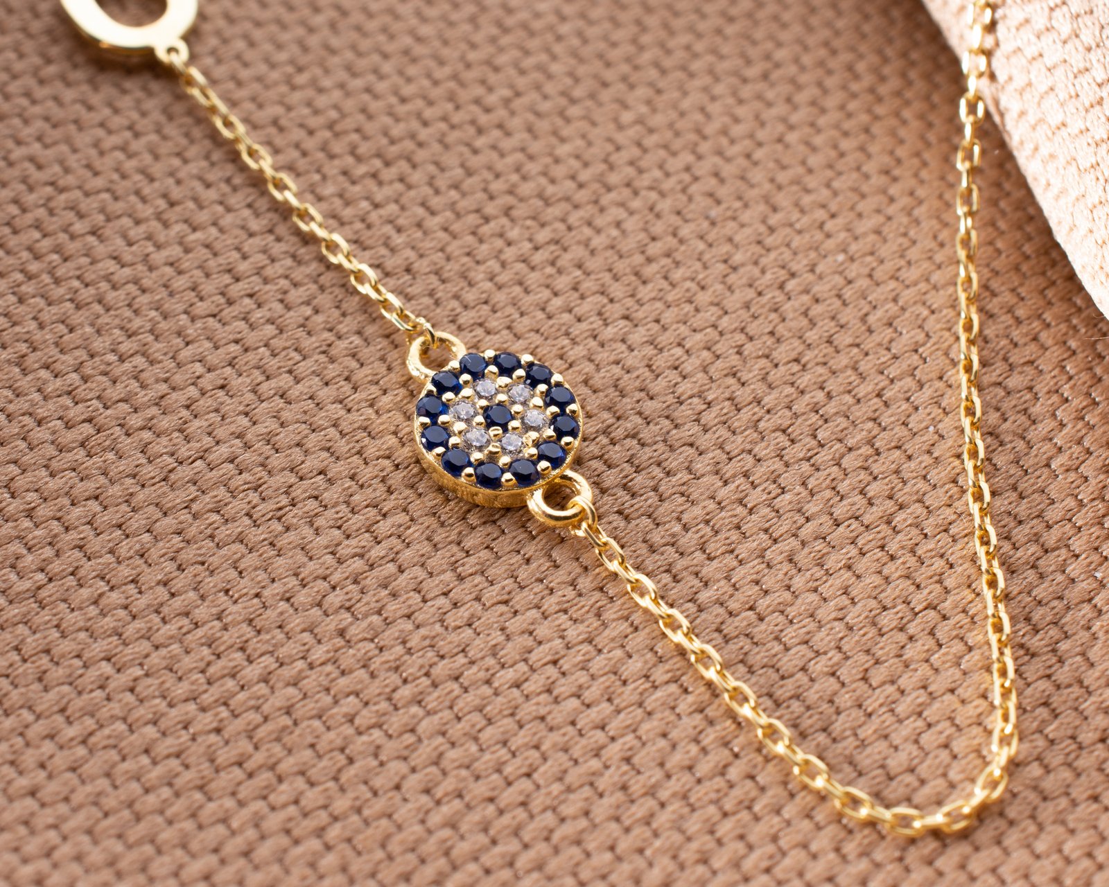 Blue Stone Circle Bracelet - Image 11