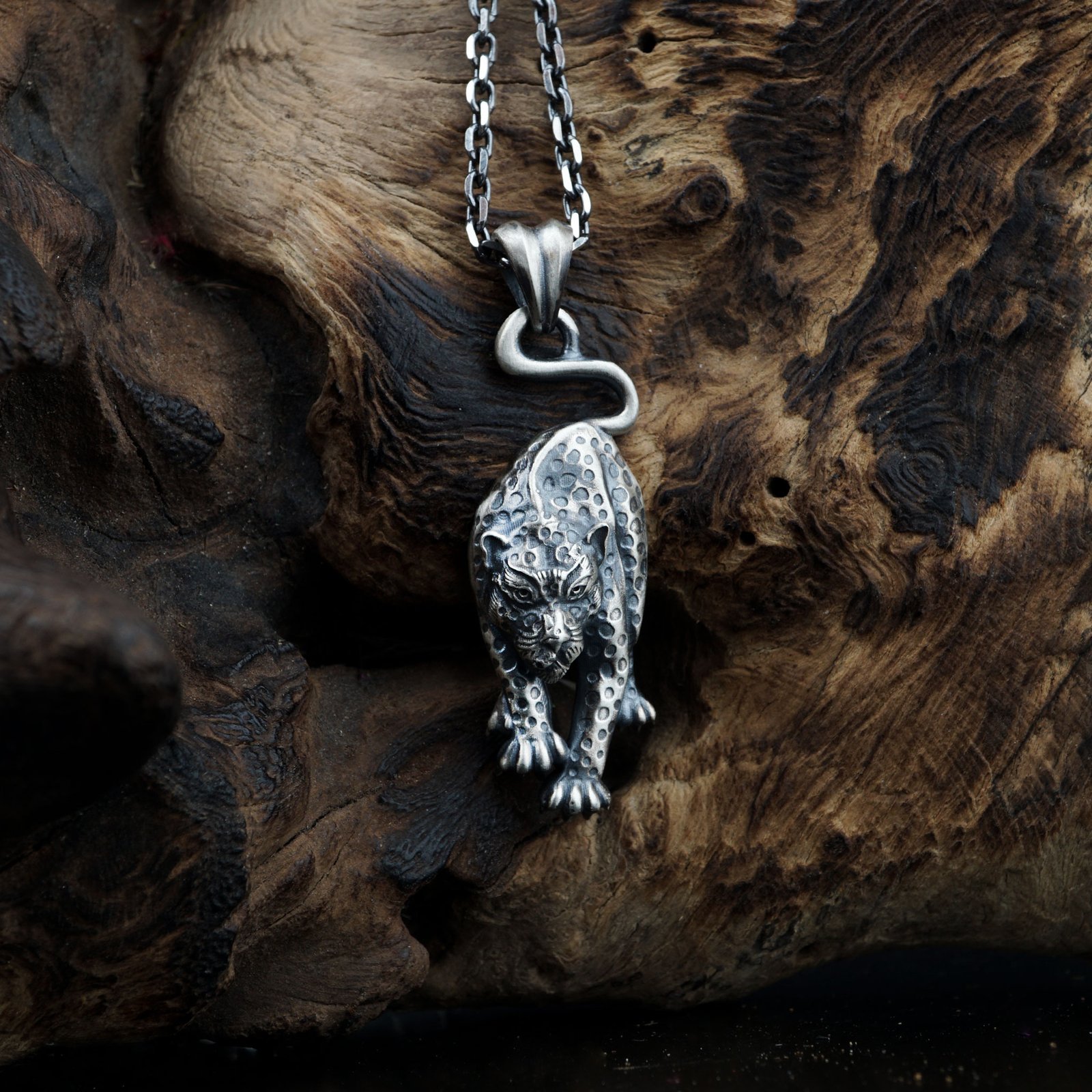 Panther Silver Necklace