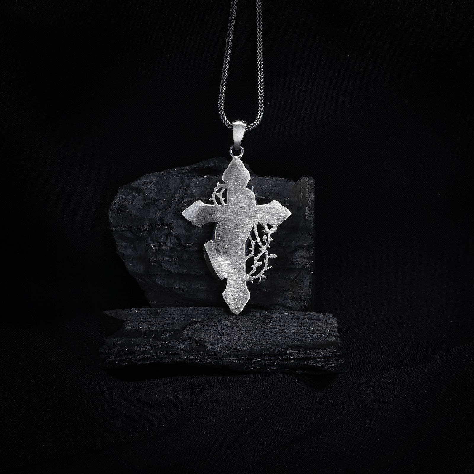 Praying Hands Cross Necklace - Image 7