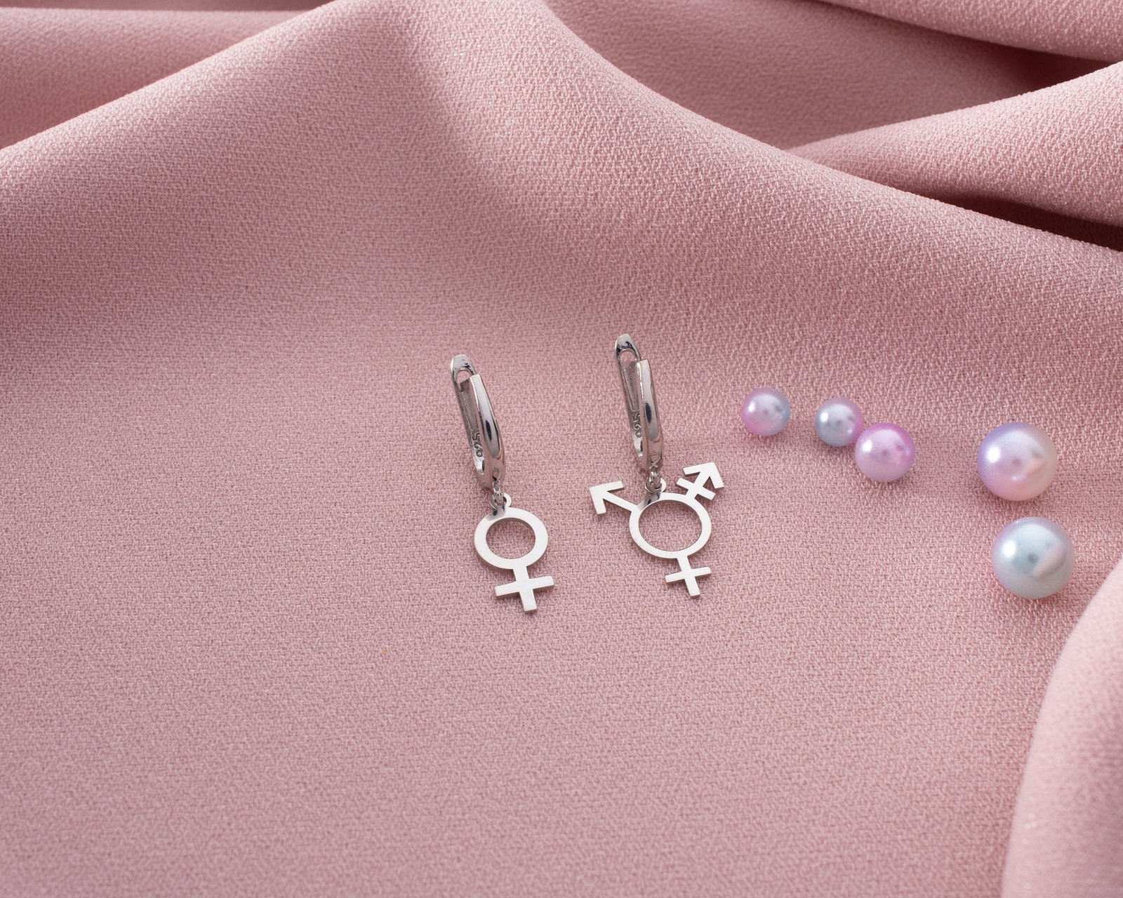 Gender Symbol Drop Earrings - Image 7