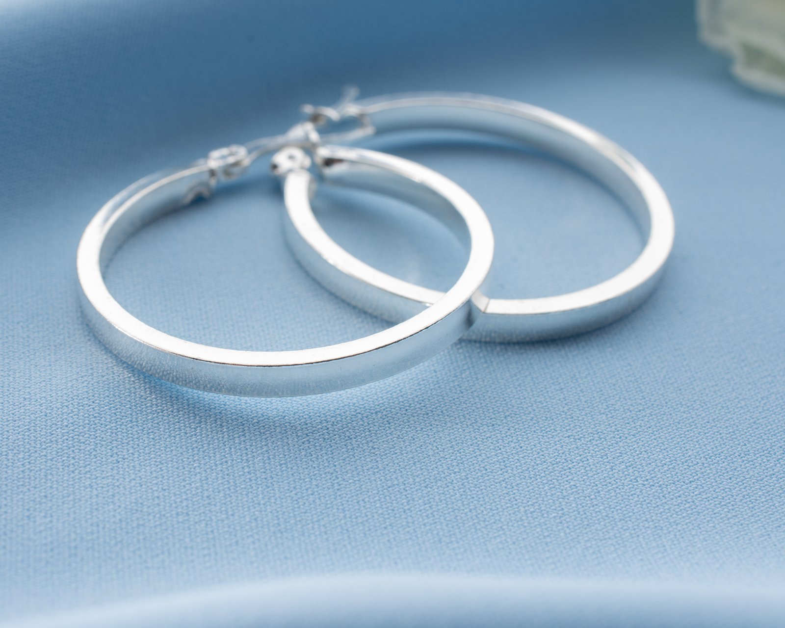 Sterling Silver Hoop Earrings - Image 8