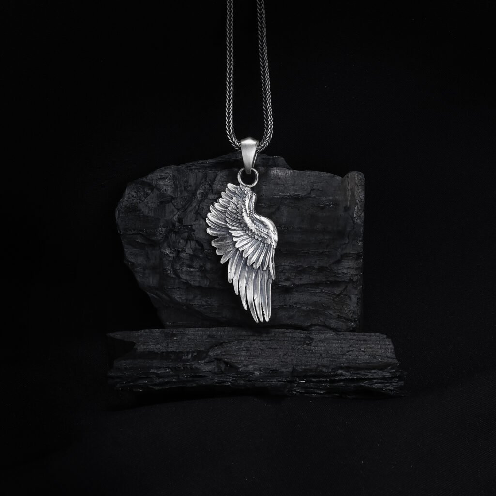 Angel Wing Silver Necklace